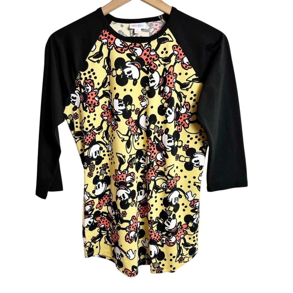 LULAROE DISNEY MINNIE MOUSE LIMITED EDITION WOMEN SHIRT SIZE SMALL